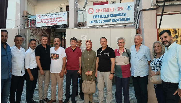 DİSK Emekli Sen Derince Şubesi Yeni Yönetimle Yeni Yerinde