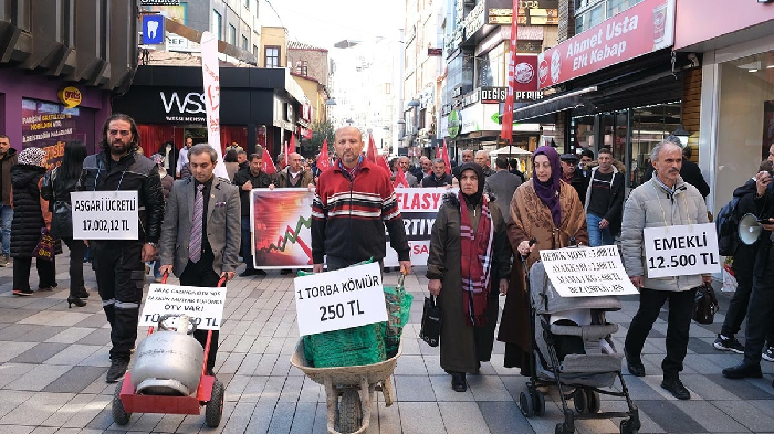 Saadet Partisinden Yazar Kasalı Ekonomi Protestosu!