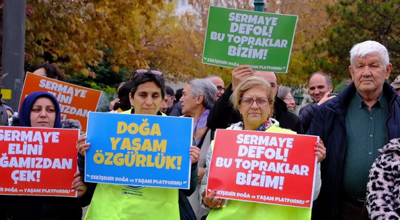 Çevre Platformu Altın Madenine Karşı Halkı Bilgilendirdi.