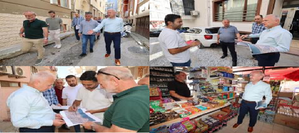 Başkan Çalık Altyapı Çalışmaları Biten Projeleri İnceledi.