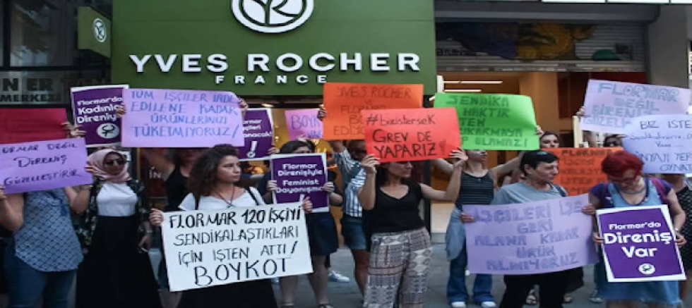 Fransa Mahkemesi Yves Rocher Şirketini Gebze Flormar Eylemlerinde Mahküm Etti.