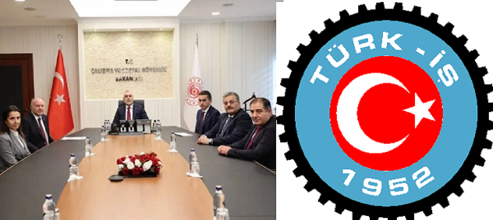 Türk-İş Asgari Ücret Talebini Bakan Işıkhan'a Sundu. 