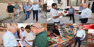 Başkan Çalık Altyapı Çalışmaları Biten Projeleri İnceledi.