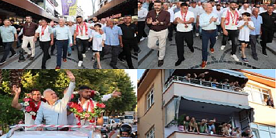 KARAMÜRSEL, KIRKPINAR KAHRAMANLARINI COŞKUYLA KARŞILADI.