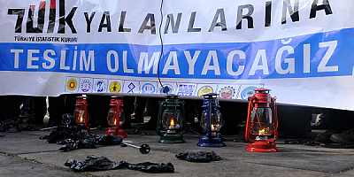 KESK’ten TÜİK Önünde Enflasyon Protestosu.