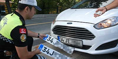 Standart Olmayan Araç Plakaları Ücretsiz Değiştirilecek.
